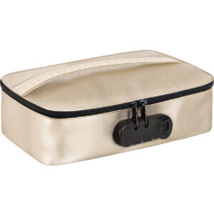 Discreet Toy Storage Box With Combination Lock - Luxury Gold