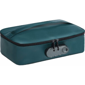 Discreet Toy Storage Box With Combination Lock - Luxury Green